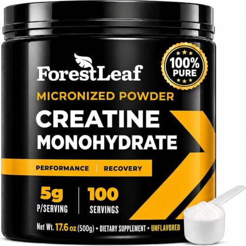 ForestLeaf Micronized Creatine Monohydrate Powder - Maximize…