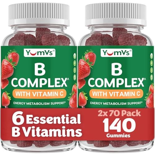 B Complex Gummies with Vitamin C – Great Tasting 1 a Day…