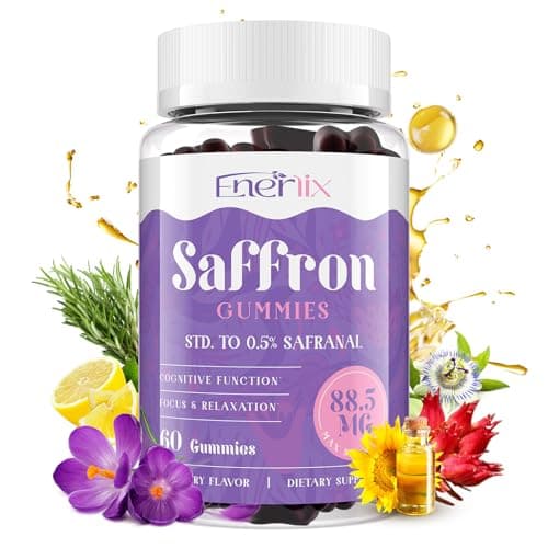 Enerlix Saffron Gummies 88.5 mg with Magnesium