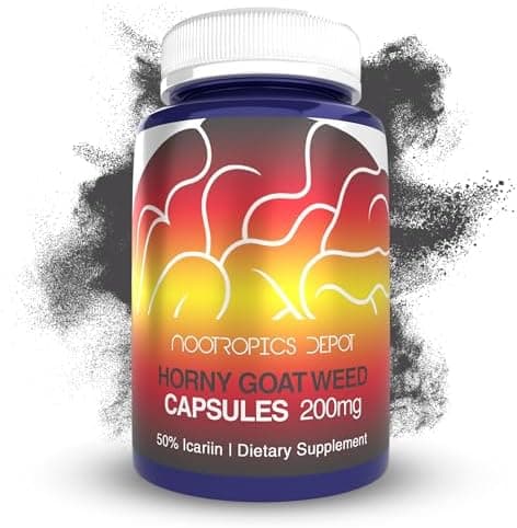 Nootropics Depot Horny Goat Weed Capsules | 200mg | 30 Count…