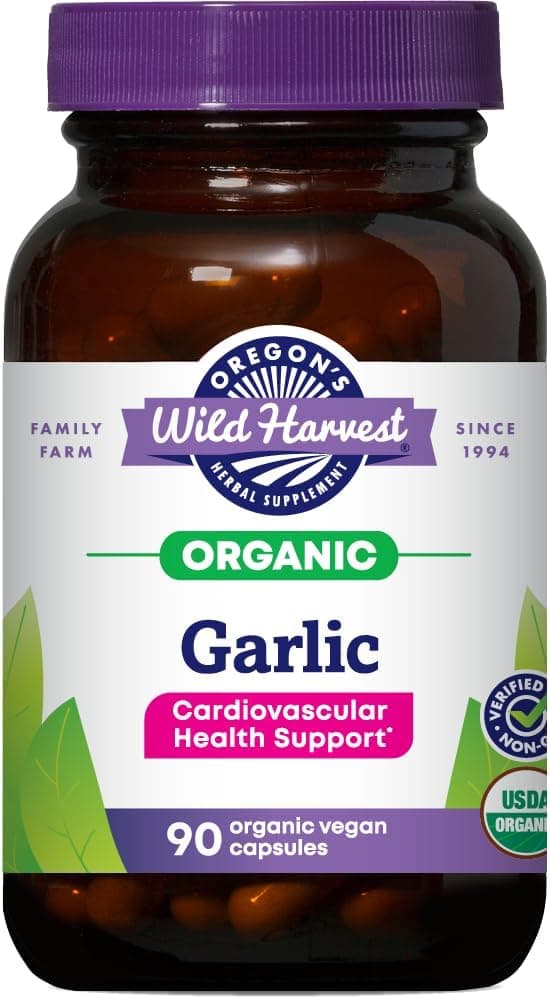 Oregon's Wild Harvest, Certified Organic Garlic Capsules…