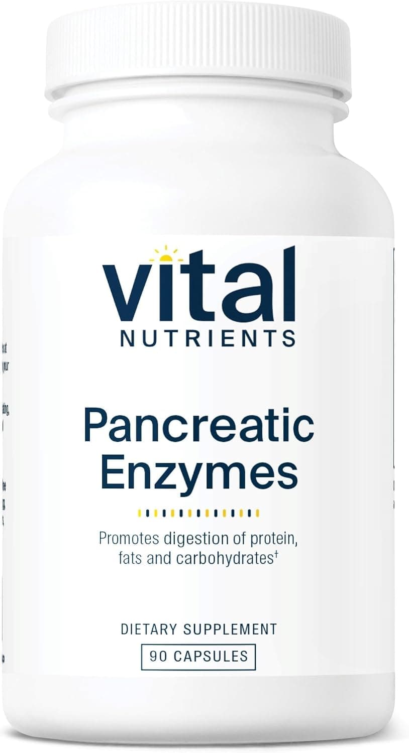 Vital Nutrients Pancreatic Enzymes 1000mg (Full Strength)…