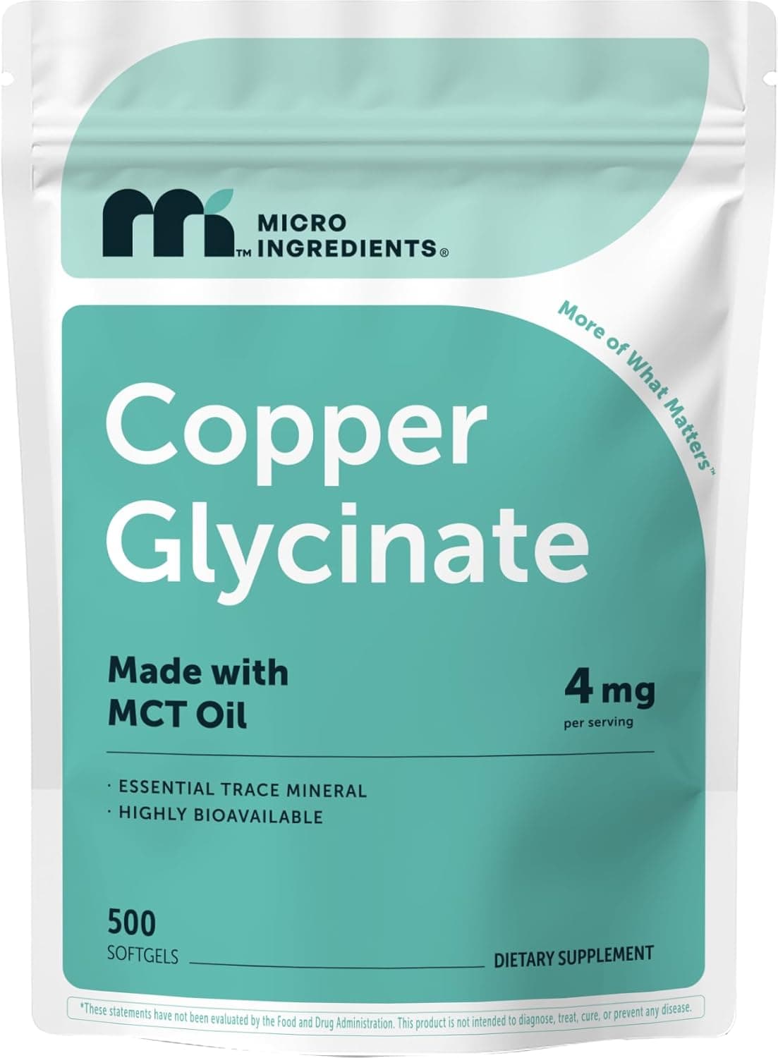 Copper Glycinate with MCT Oil
