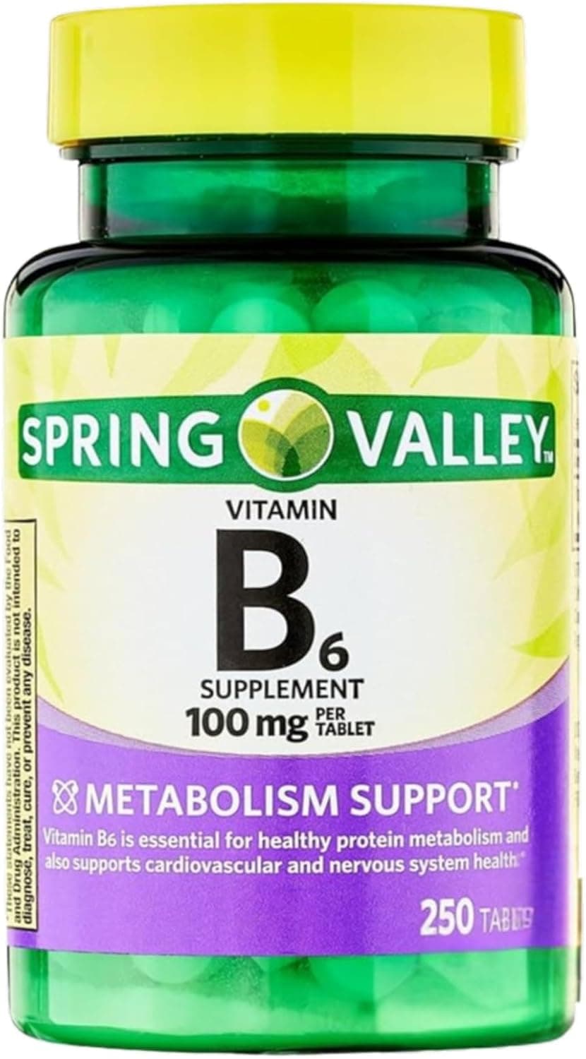 Vitamin B6 100mg – 250 Tablets