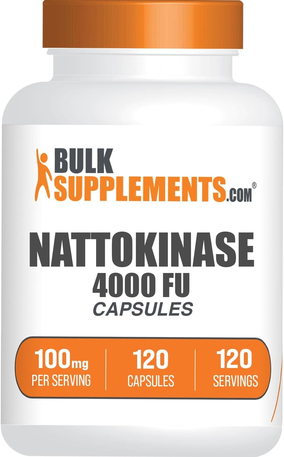 BulkSupplements.com Nattokinase 4000 FU Capsules - Nattokinase…