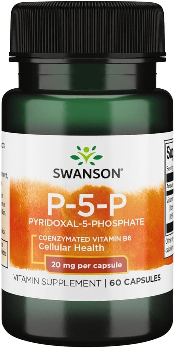Swanson P-5-P (Pyridoxal-5-Phosphate) Coenzymated Vitaminb-6…