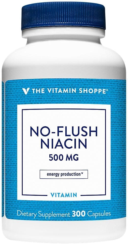 The Vitamin Shoppe No Flush Niacin 500mg - Cholesterol…