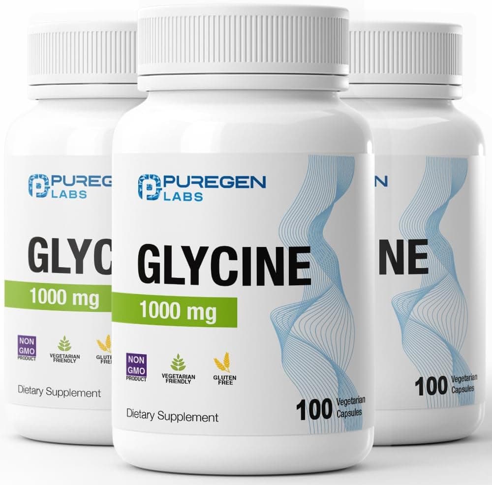 Puregen Labs Glycine 1000mg [High Potency] Total 300…