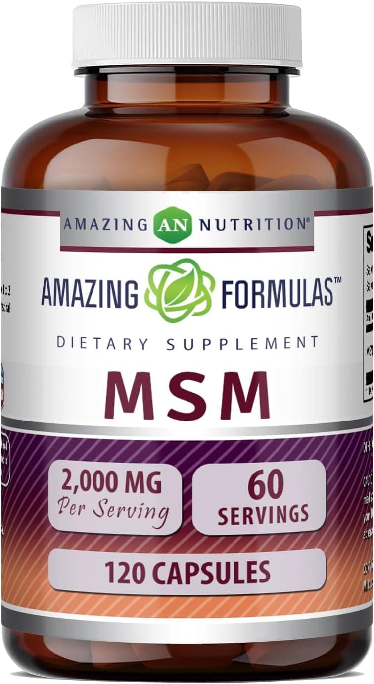Amazing Formulas MSM (Methylsulfonylmethane) Supplement | 2000…