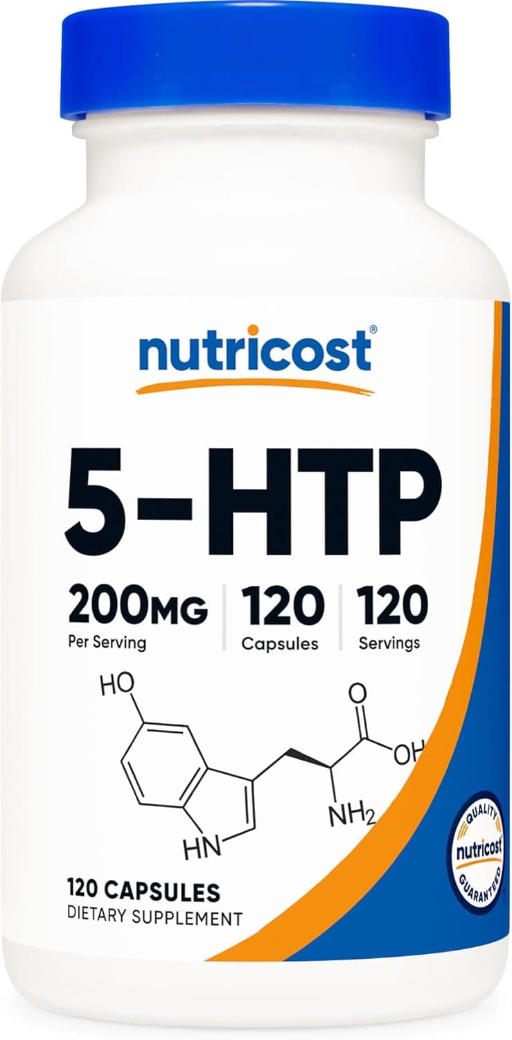 Nutricost 5-HTP 200mg, 120 Vegetarian Capsules…