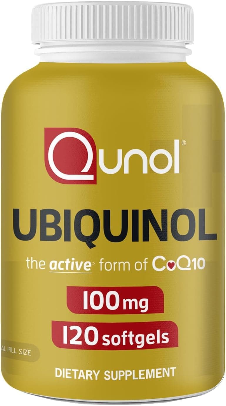 Qunol Ubiquinol 100mg, Powerful Antioxidant for Heart Health…