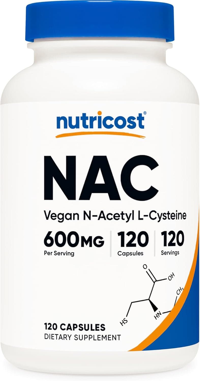 Nutricost N-Acetyl L-Cysteine (NAC) 600mg