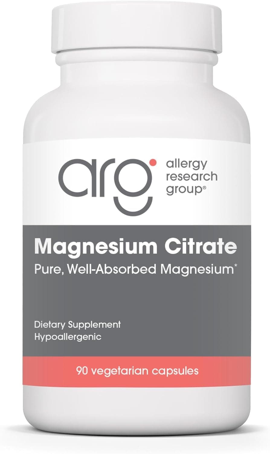 Allergy Research Group Magnesium Citrate - Supports Energy…