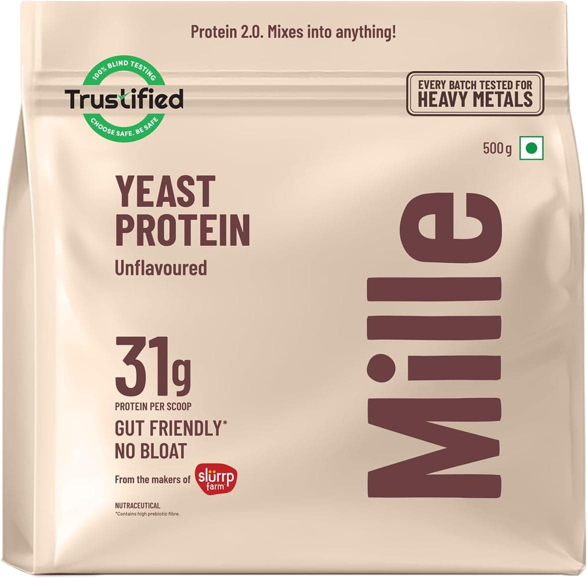 Millé: A Supergrain Co. Mille Plant Protein Powder Unflavored…
