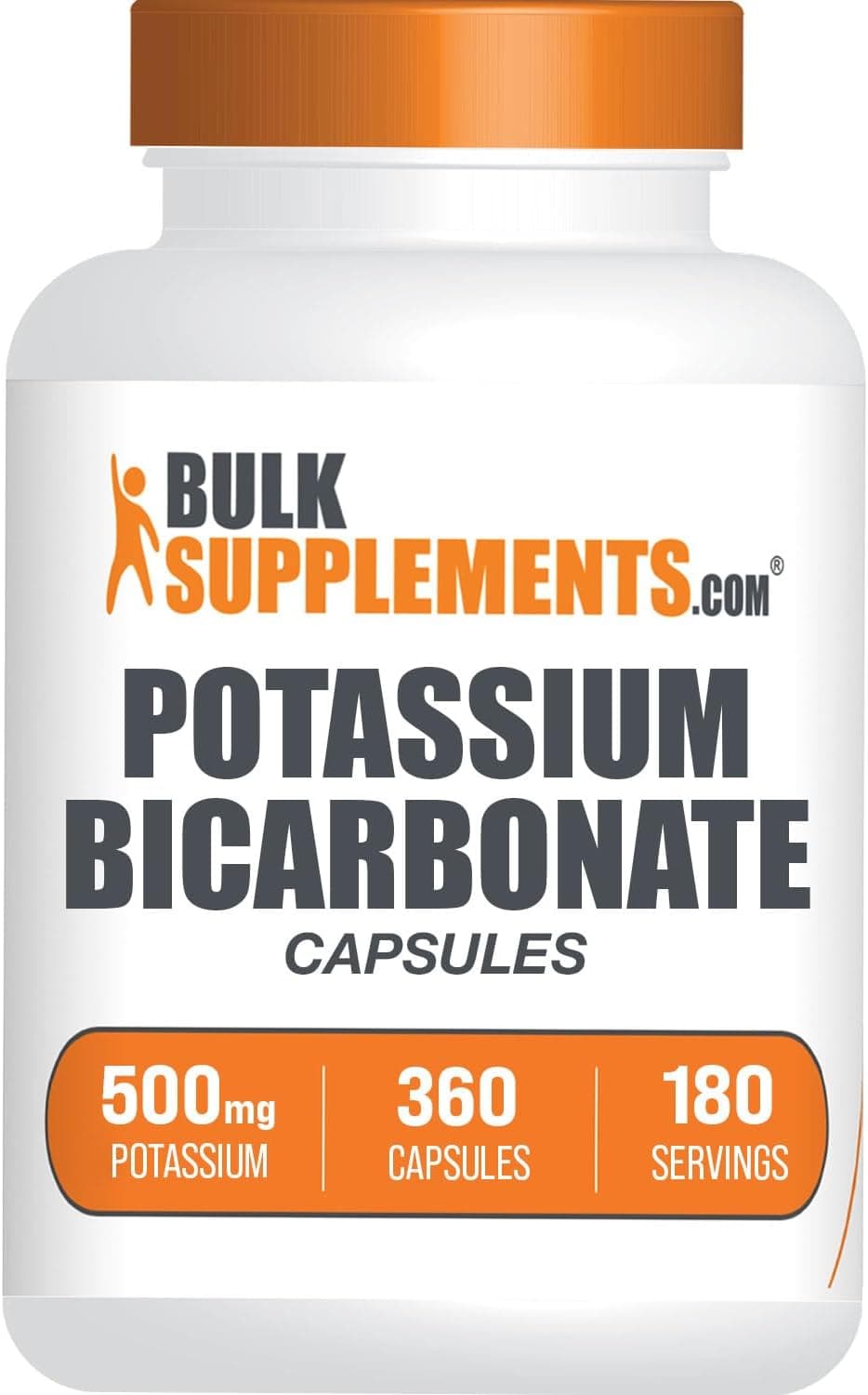 BulkSupplements.com Potassium Bicarbonate Capsules - Potassium…