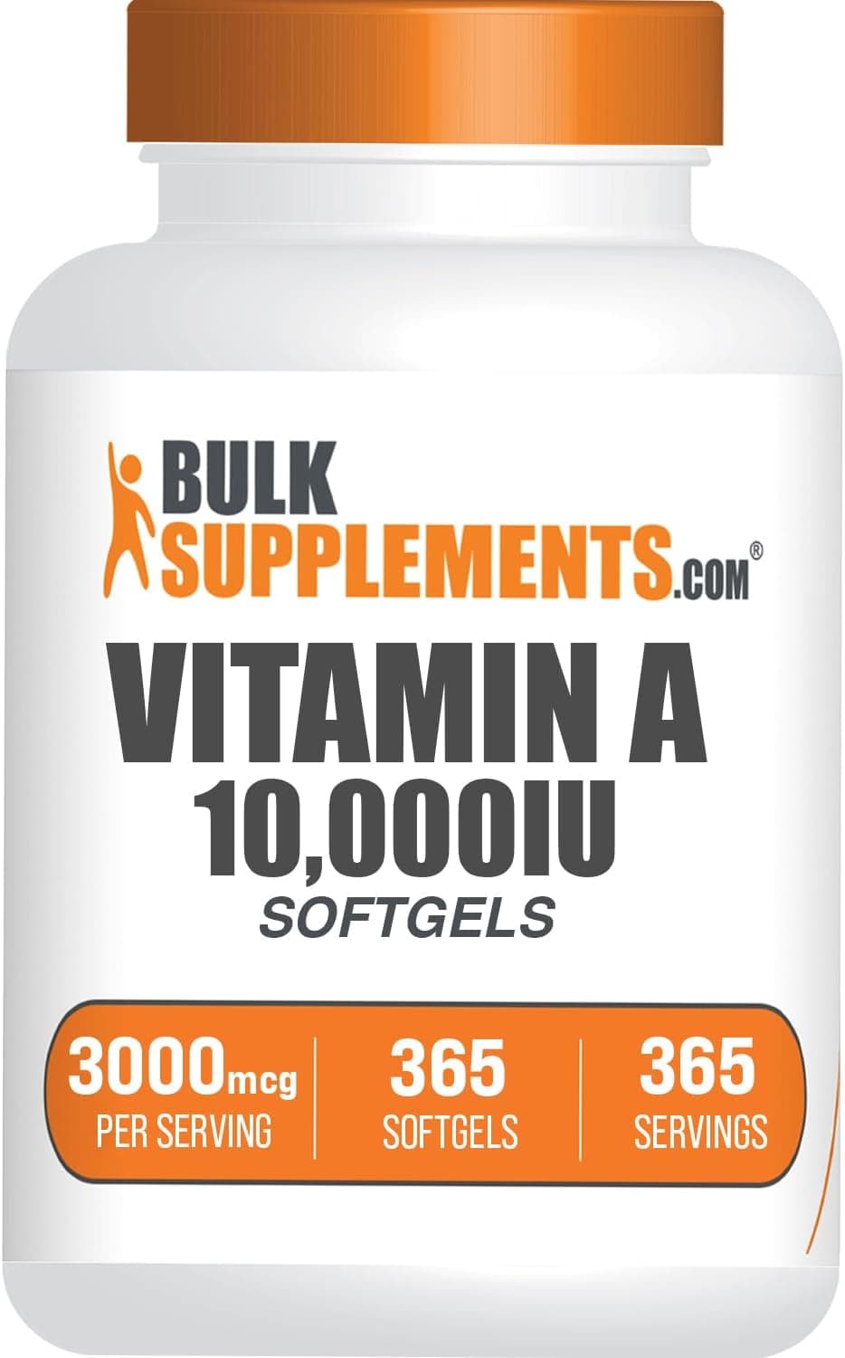 BulkSupplements.com Vitamin A 10000 IU Softgels - as Retinyl…