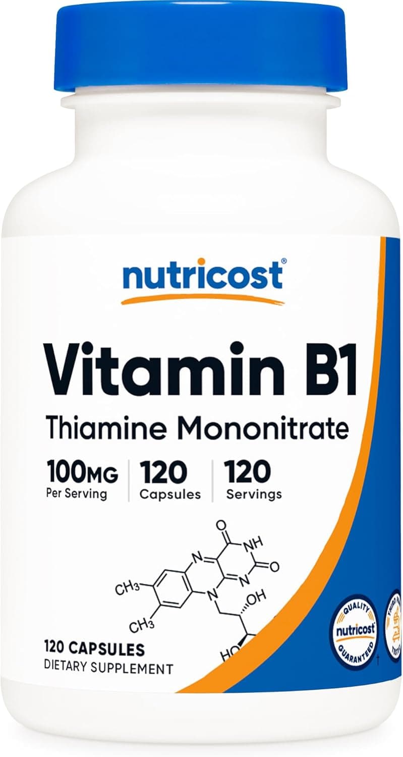 Nutricost Vitamin B1 (Thiamine) 100mg