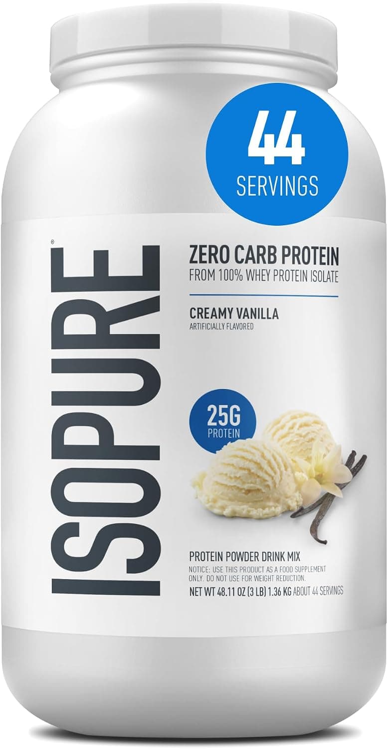 Isopure Zero Carb 100% Pure Whey Isolate Protein Powder