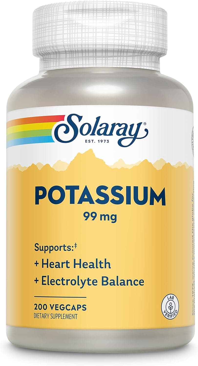 Solaray Potassium 99 mg - Electrolyte Balance Formula…