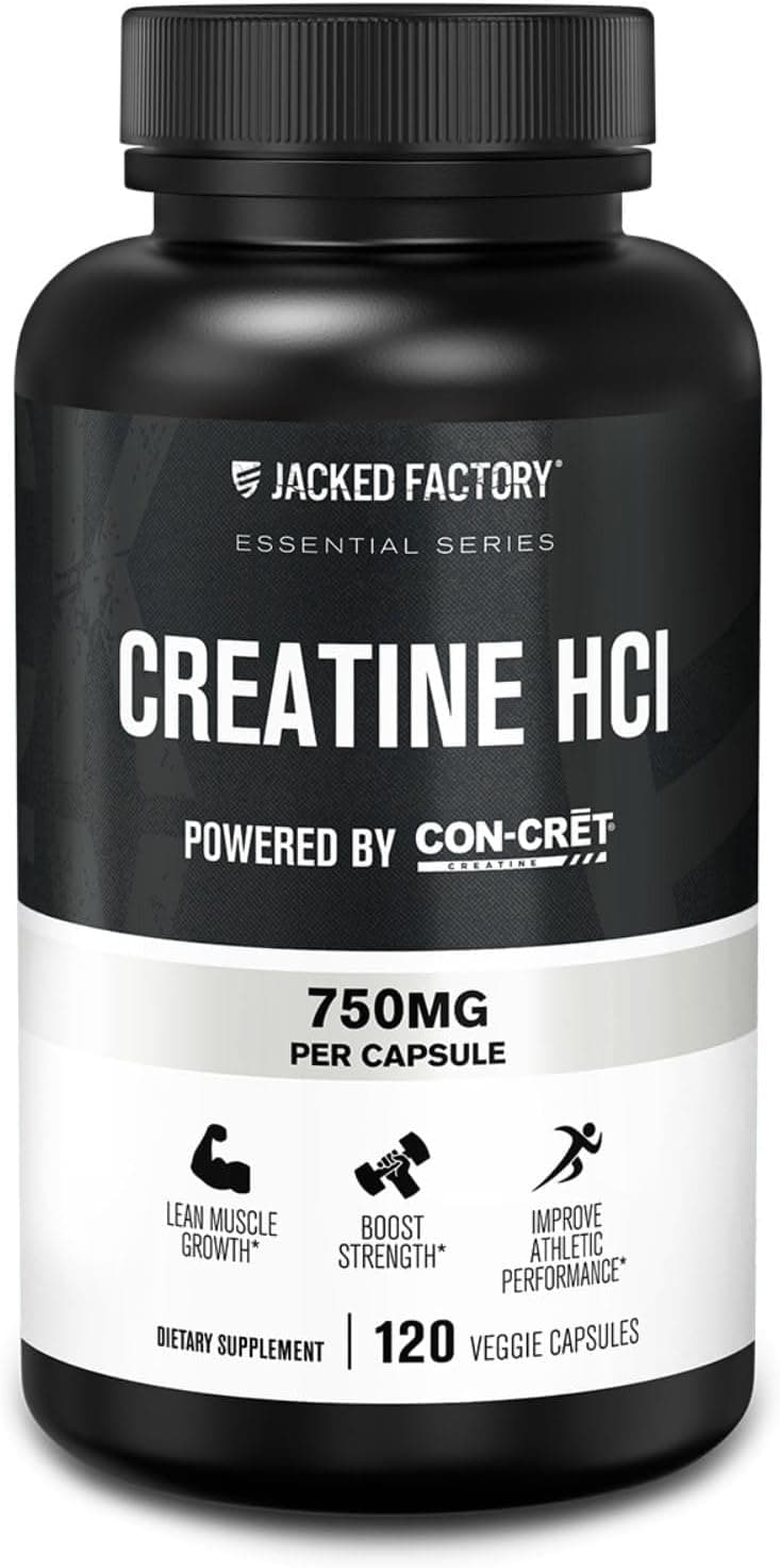 Jacked Factory Creatine HCl Capsules - CON CRET Creatine Pills…