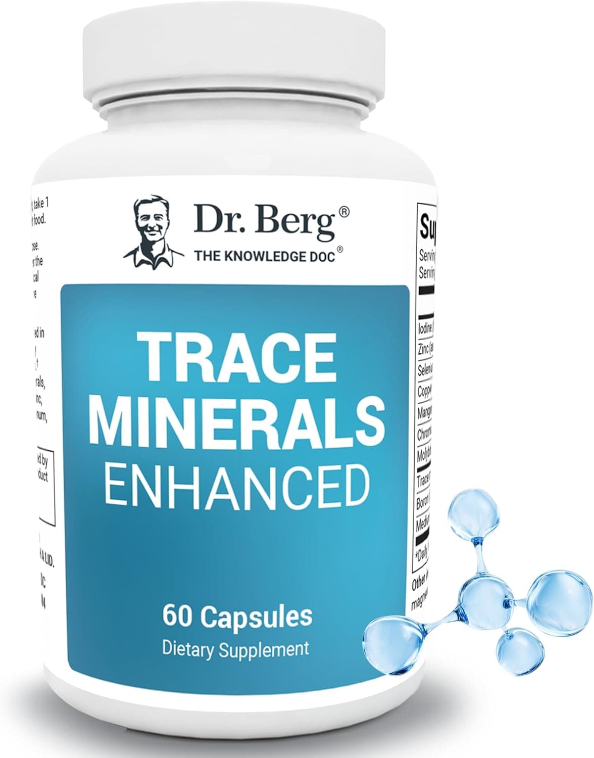 Dr. Berg Trace Minerals Enhanced Complex - Complete with 70+…