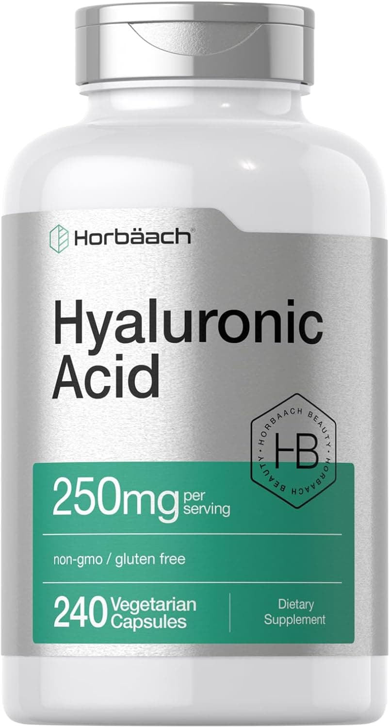 Horbaach Hyaluronic Acid Capsules | 250 mg | 240 Count