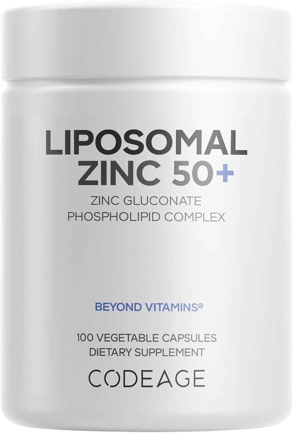 Codeage Liposomal Zinc Supplement – 3 Month Supply – One Per…
