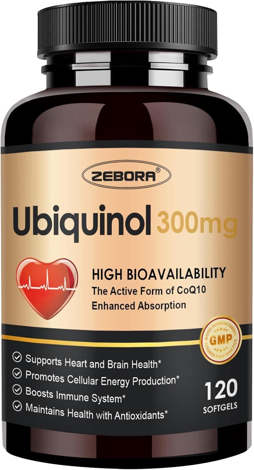 ZEBORA Ubiquinol CoQ10 300mg Softgels