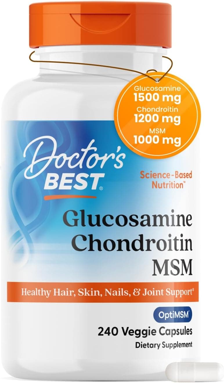 Doctor's BEST Glucosamine Chondroitin MSM - Joint Health…