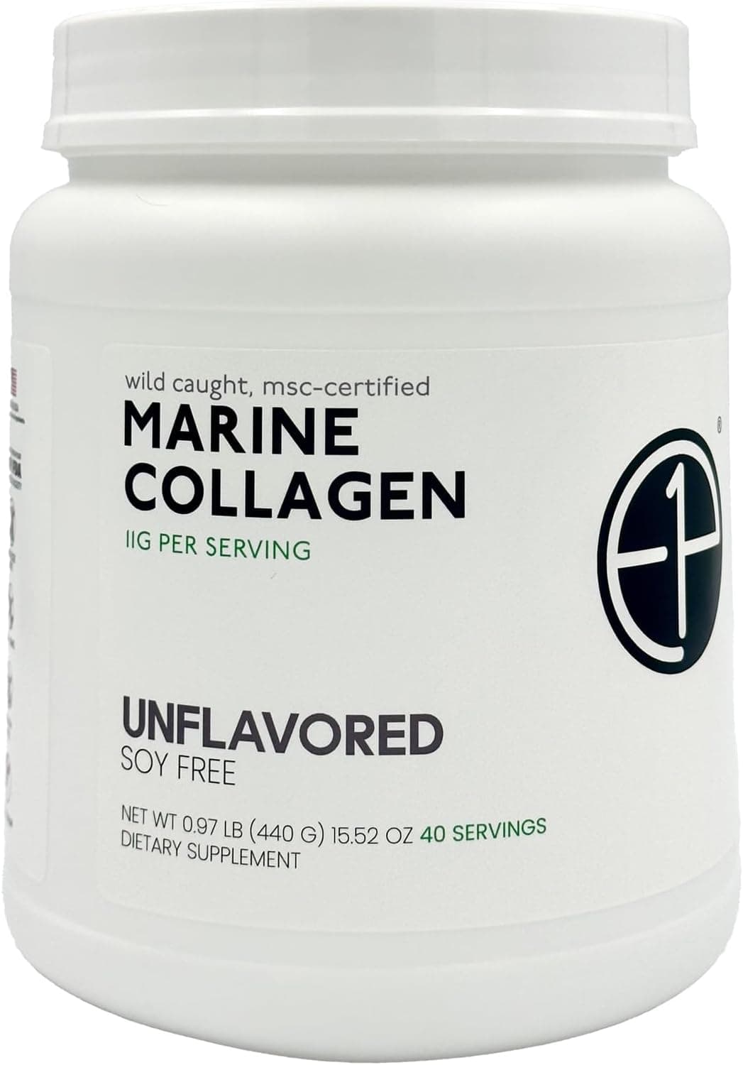Wild Caught Marine Collagen Peptides Powder 440grams (40…