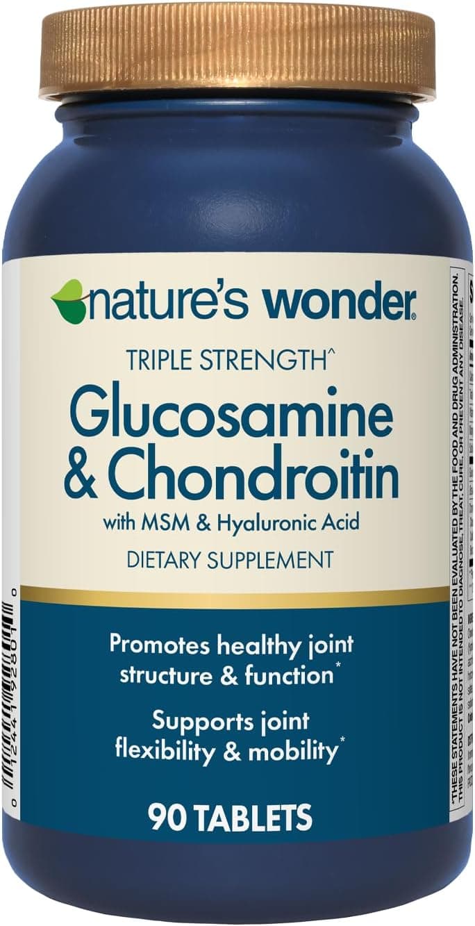 Nature's Wonder Triple Strength Glucosamine Chondroitin MSM