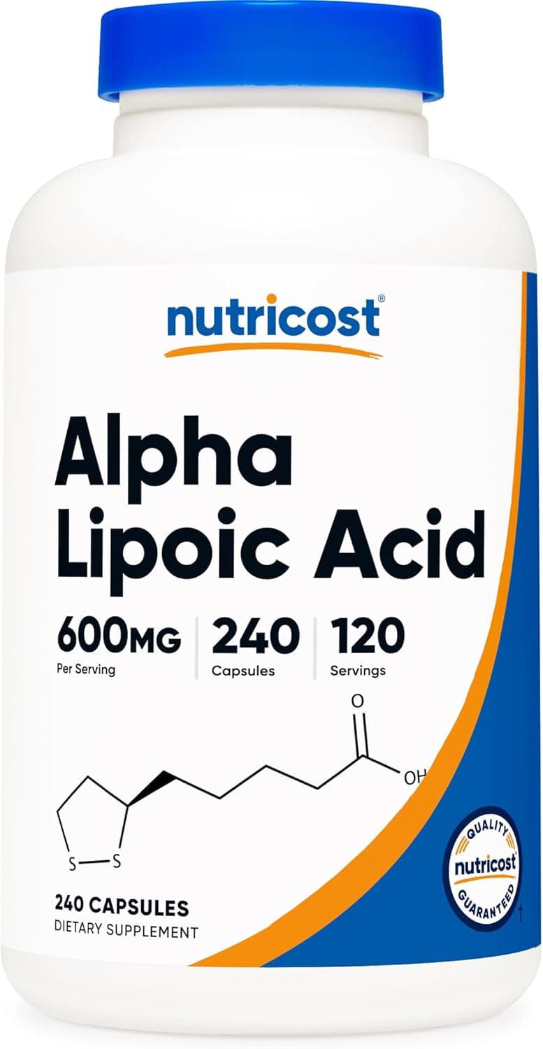 Nutricost Alpha Lipoic Acid 600mg Per Serving