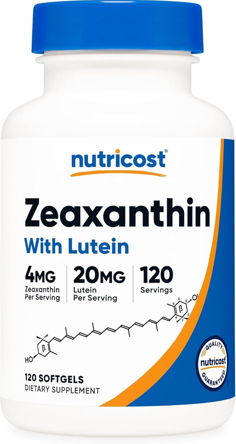 Nutricost Zeaxanthin with Lutein 20mg