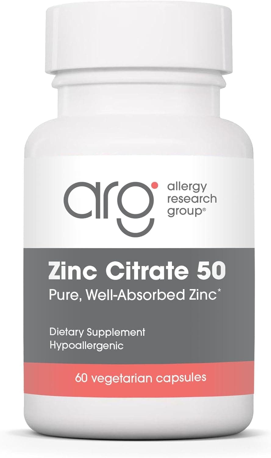 Allergy Research Group Zinc Citrate - Delivers 50 mg Zinc…