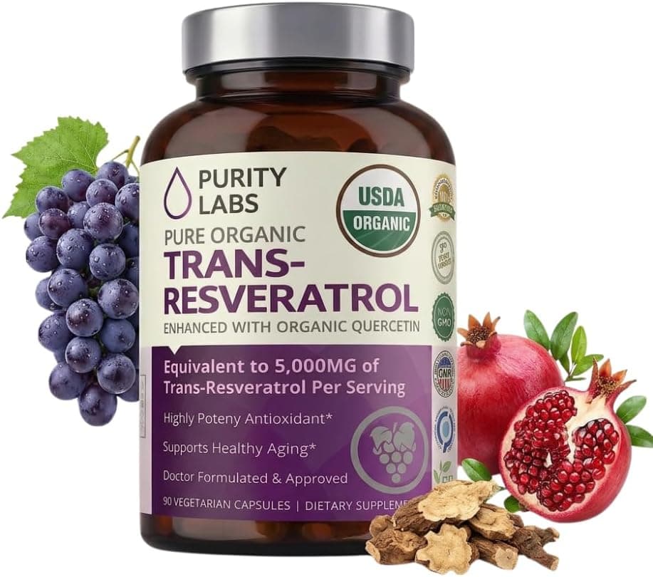 Purity Labs Trans-Resveratrol Supplement 5