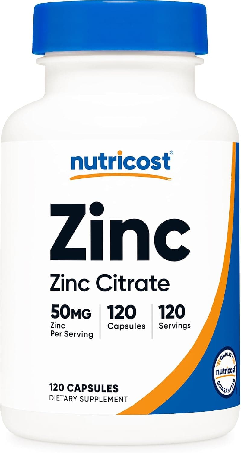 Nutricost Zinc Citrate (50mg) 120 Capsules