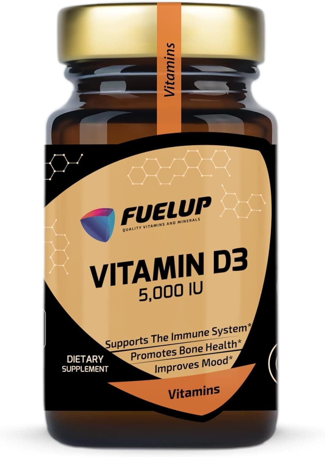 Vitamin D3 5000 IU, 240 Softgels – 8 Months Supply – High…
