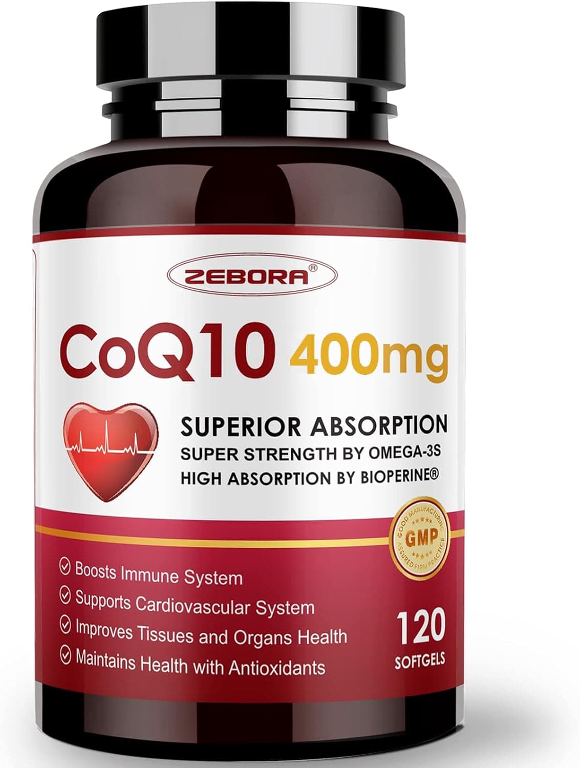 ZEBORA CoQ10 400mg Softgels