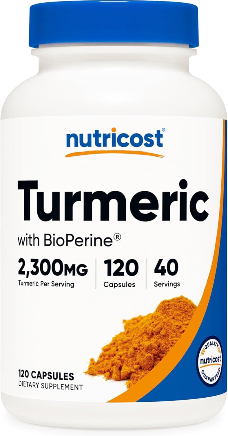 Nutricost Turmeric Curcumin with BioPerine and 95%…