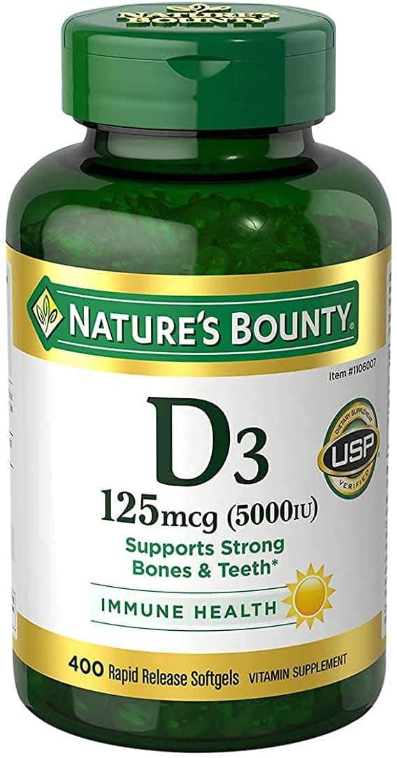 Nature's Bounty Immune Health Vitamin D3 5000 iu