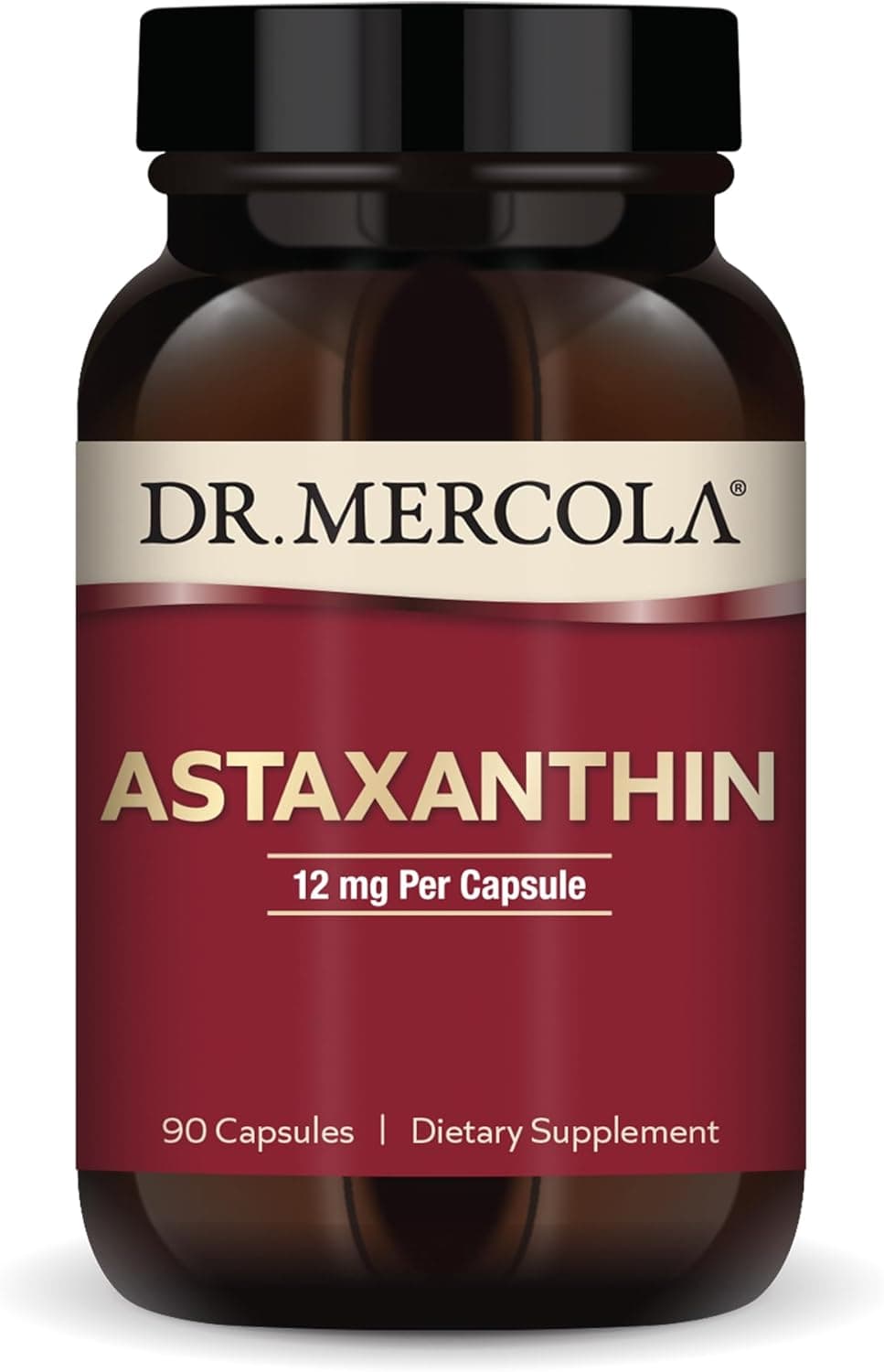 Dr. Mercola Organic Astaxanthin - 12 mg Astaxanthin - Powerful…
