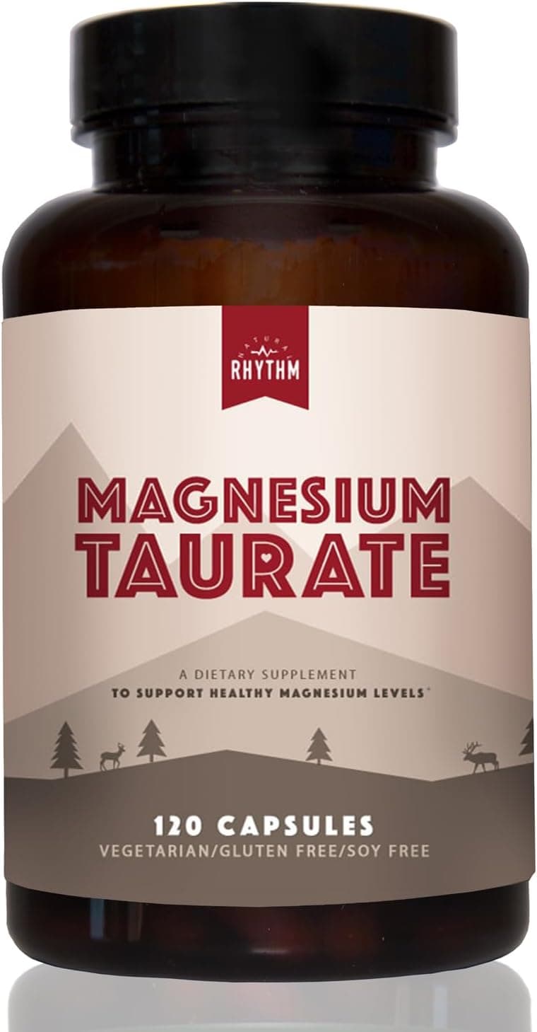 Magnesium Taurate 750mg (150mg Elemental Magnesium) – 120…