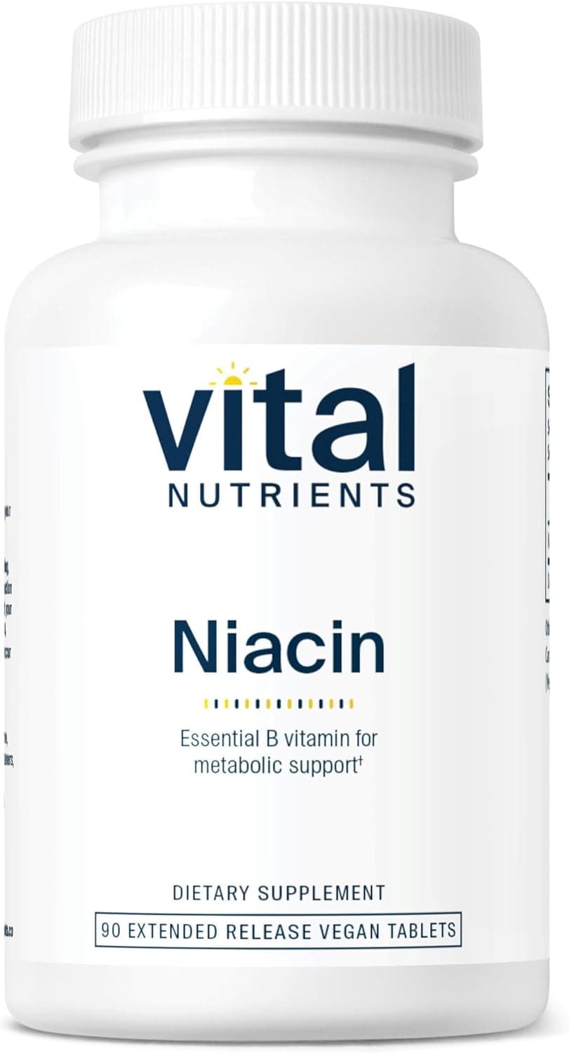 Vital Nutrients Niacin 500mg - Timed-Release Niacin Supplement…
