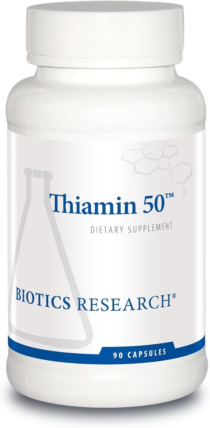 BIOTICS RESEARCH Thiamin 50™ – High Potency Vitamin B1