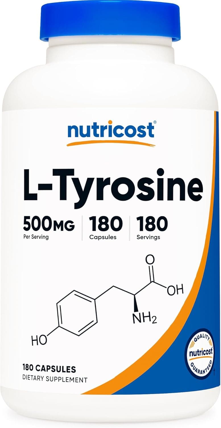 NATURAL STACKS Dopamine Brain Food - 650mg L-Tyrosine…