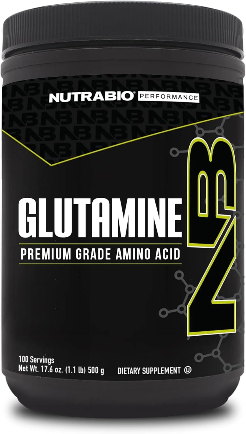 NutraBio Pure L-Glutamine Powder