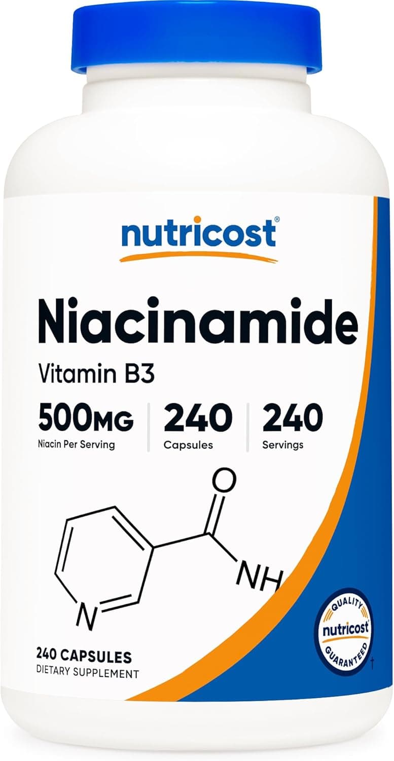 Nutricost Niacinamide (Vitamin B3) 500mg