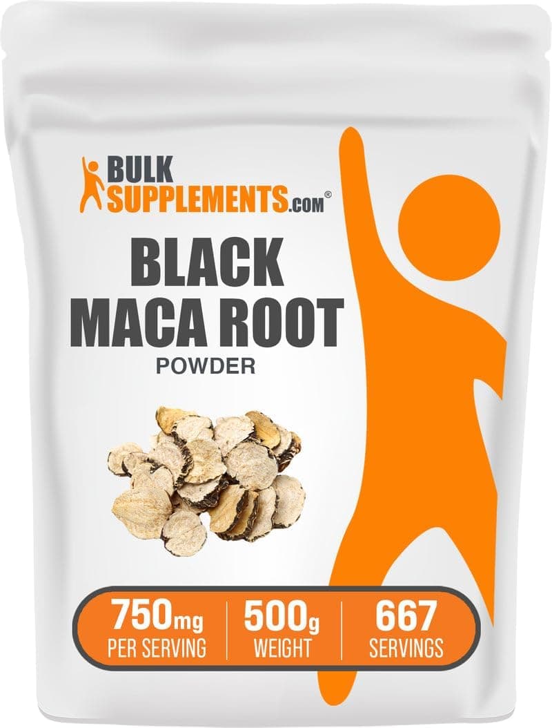 BulkSupplements.com Black Maca Powder - Black Maca Root…