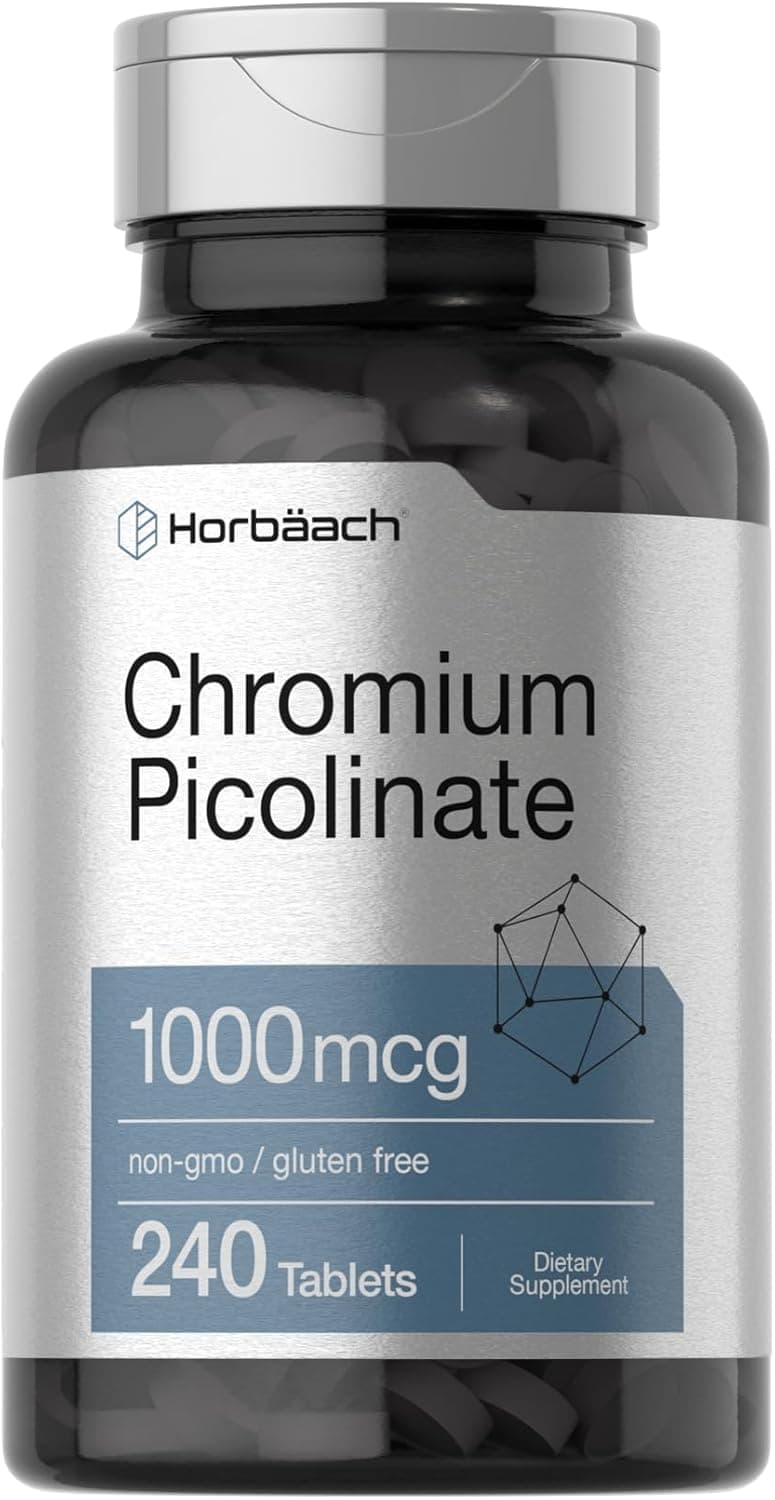Horbäach Chromium Picolinate 1000mcg | 240 Tablets…