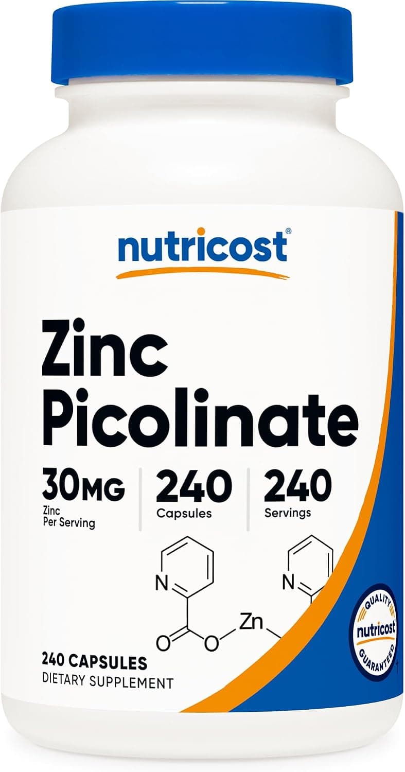 Nutricost Zinc Picolinate 30mg